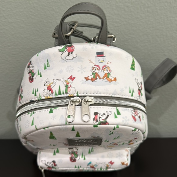 Loungefly Disney Mickey & Friends Snow Day Mini Backpack - Picture 7 of 10